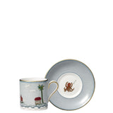 Kit Kemp Sailor'S Farewell Espresso Cup & Saucer Set