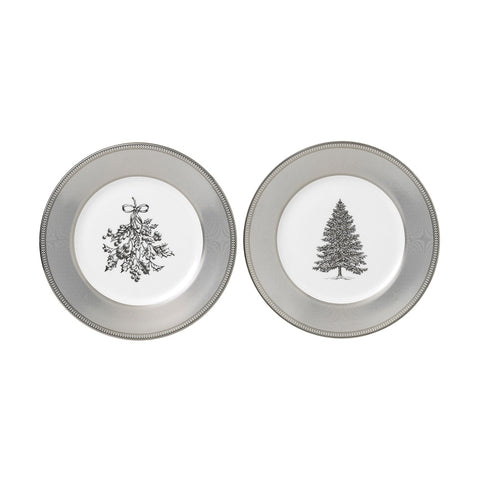 Winter White 20Cm Plate, Set Of Two