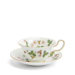 Wild Strawberry Teacup & Saucer