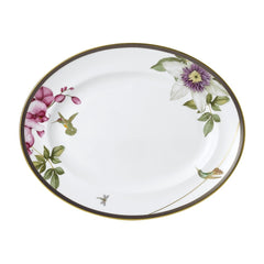 Hummingbird Oval Platter 13 Inch