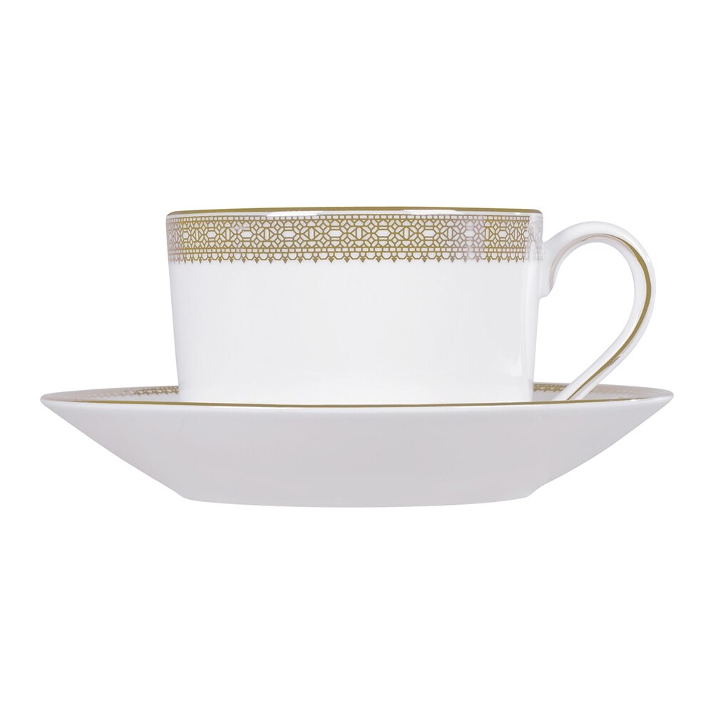 Vera Wang Lace Gold Teacup & Saucer