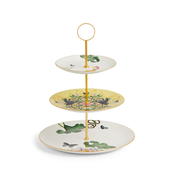 Wonderlust Waterlily 3 Tier Cake Stand