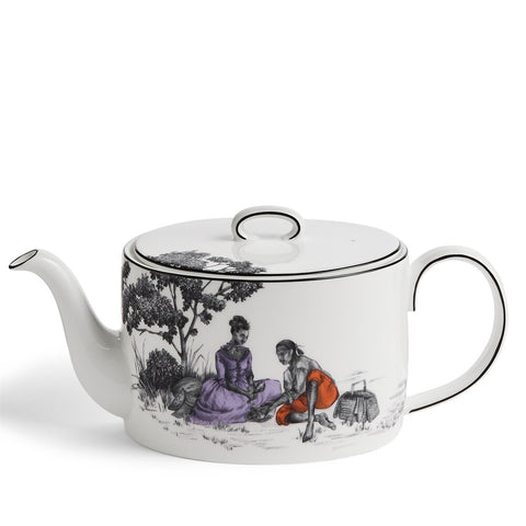 Sheila Bridges Picnic Teapot