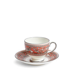 Florentine Salmon Teacup & Saucer 174ml 5.8floz