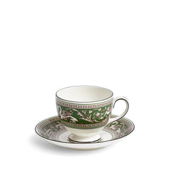 Florentine Verde Teacup & Saucer 174ml 5.8floz