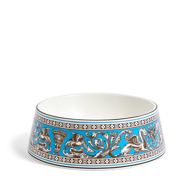 Florentine Turquoise Pet Bowl 21cm 8.2in