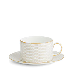 Gio Gold Teacup & Saucer