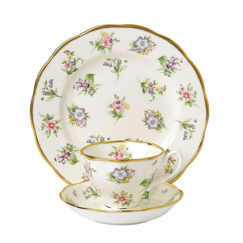Royal Albert 100 Years Of Royal Albert 1920 Spring Meadow 3-piece Place Setting