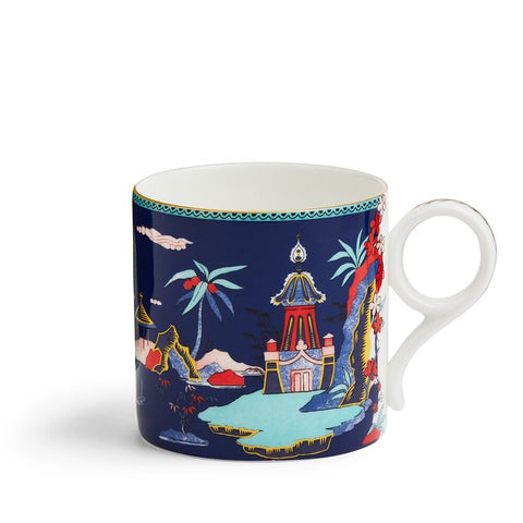 Wonderlust Blue Pagoda Mug