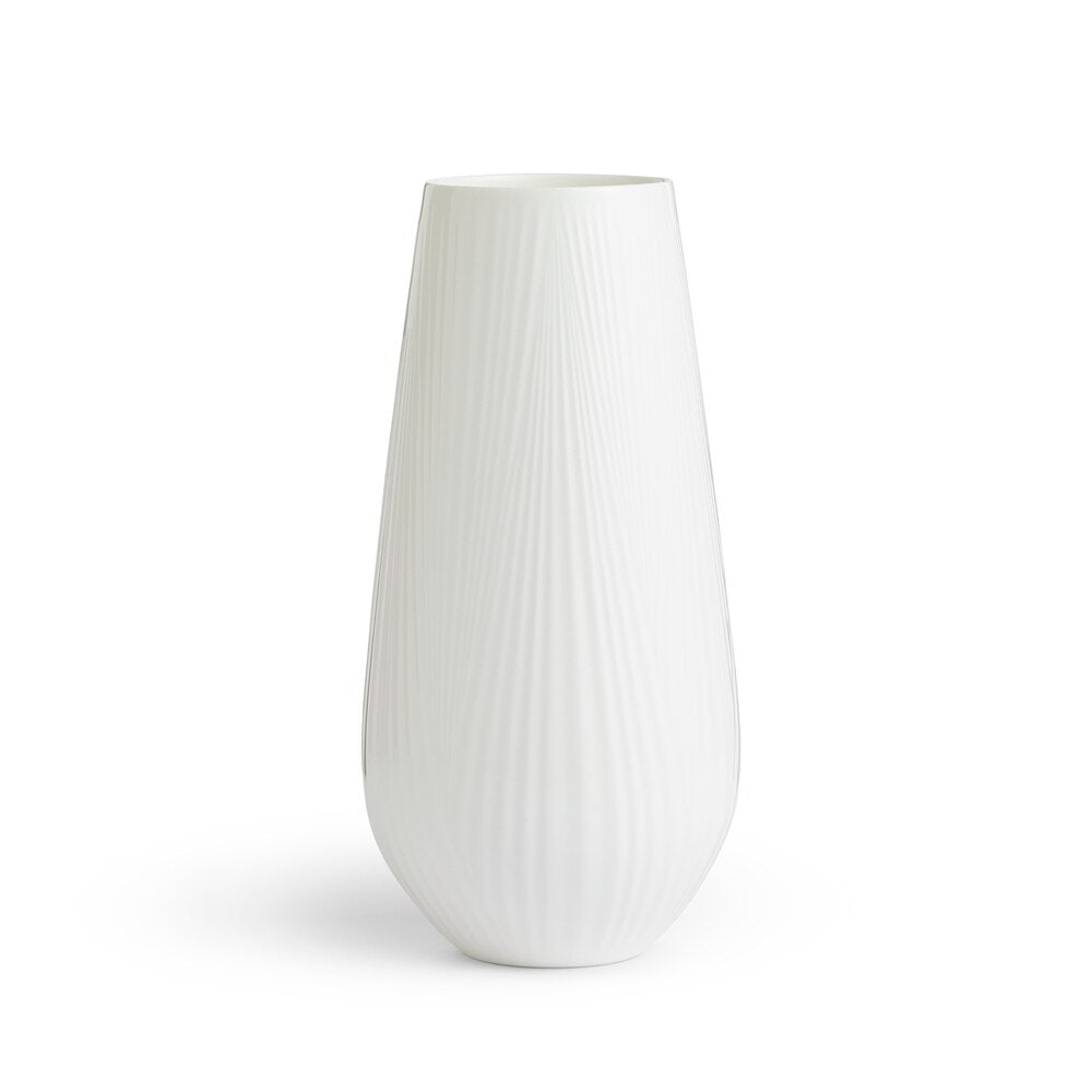 White Folia Vase Tall