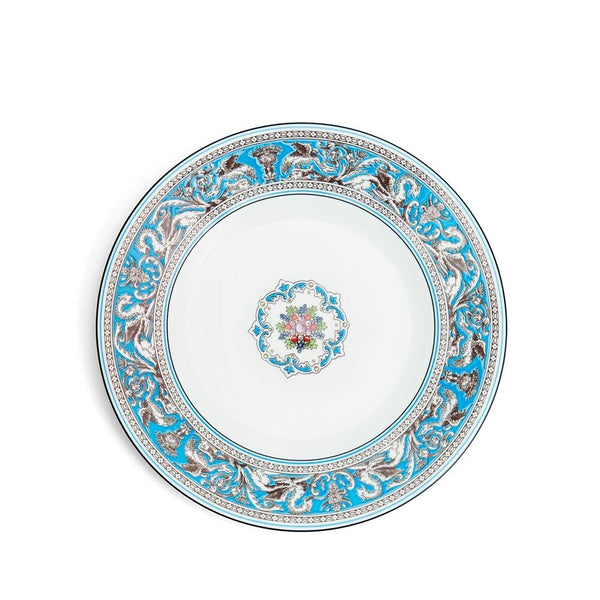 Florentine Turquoise Salad Plate 9Inch