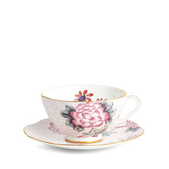 Cuckoo Pink Teacup & Saucer