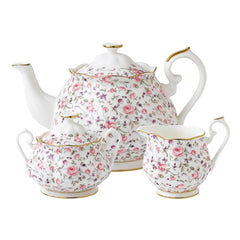 Royal Albert Rose Confetti 3-Piece Tea Set