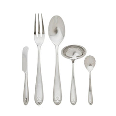 Fiordalisi Mirrored 18/10 Stainless Steel 5 Piece Hostess Set