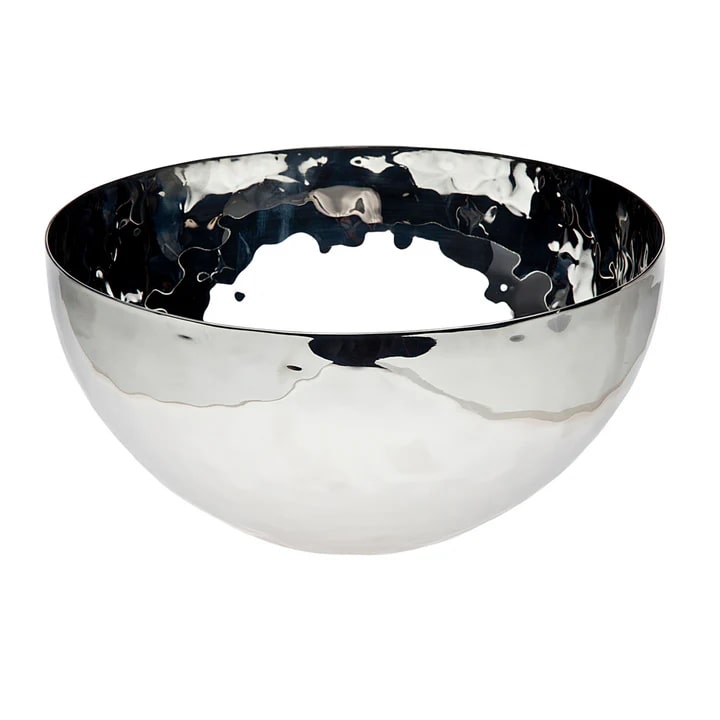 18/10 Stainless Steel Hammered 12 Inch Serving Bowl