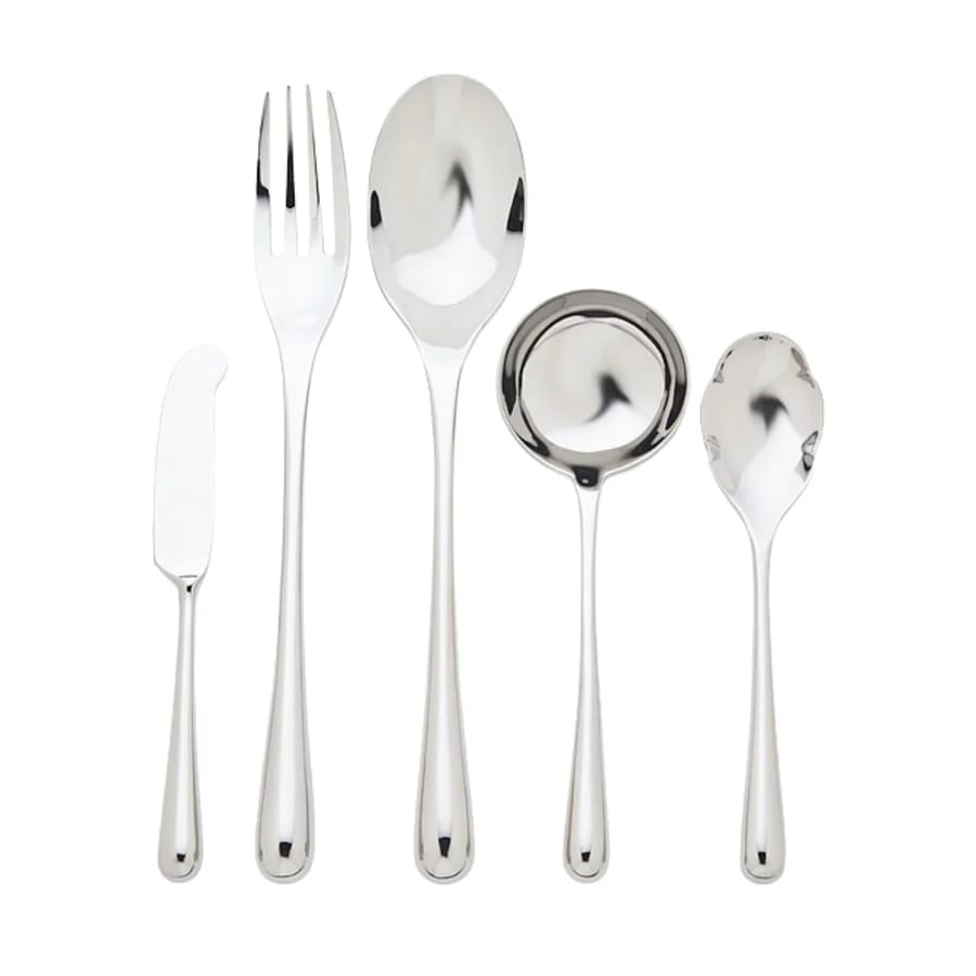 Pallone Mirrored 18/10 Stainless Steel 5 Piece Hostess Set