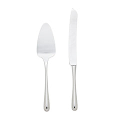 Pallone Mirrored 18/10 Stainless Steel 2 Piece Cake Serving Set