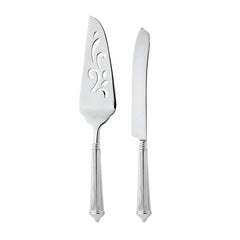 Rialto Mirrored 18/10 Stainless Steel Oversized 2 Piece Cake Serving Set