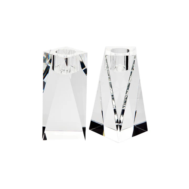 Freedom Crystal Small Tapered Candlestick Pair