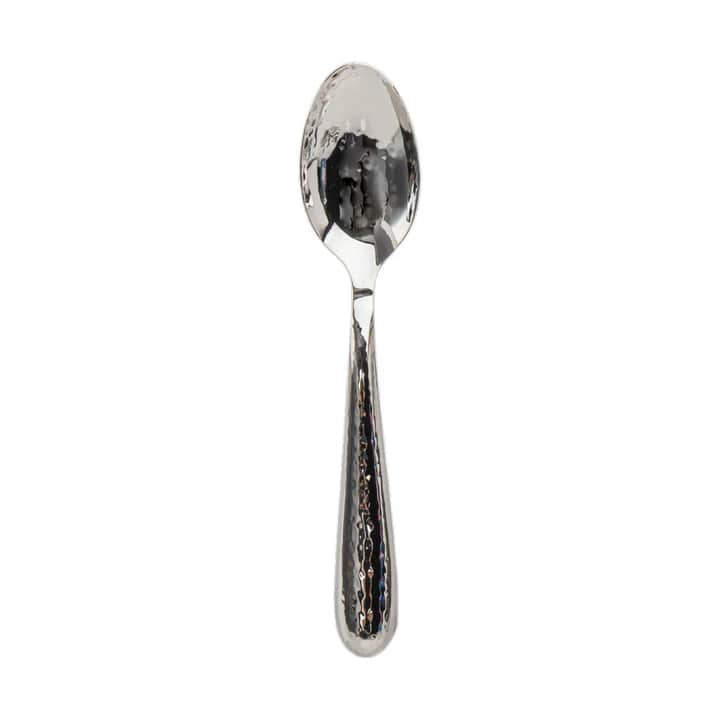 Florence Mirrored Hammered 18/10 Stainless Steel Serving Spoon