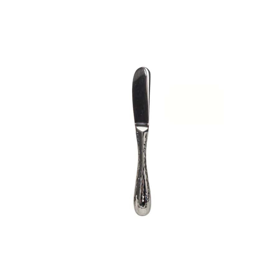 Florence Mirrored Hammered 18/10 Stainless Steel Butter Spreader