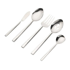 Hover Mirrored 18/10 Stainless Steel 5 Piece Hostess Set