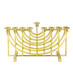 Suspension Gold Menorah