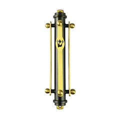 Suspension Black & Gold Mezuzah