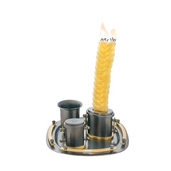 Suspension Black & Gold Havdalah Set