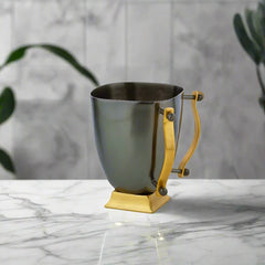 Suspension Black & Gold Wash Cup