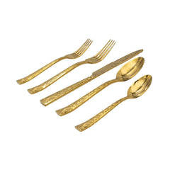 Parisian Garden Gold 18/10 Stainless Steel 20 Piece Flatware Set