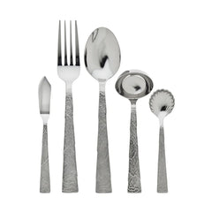 Slate Mirrored 18/10 Stainless Steel 5 Piece Hostess Set