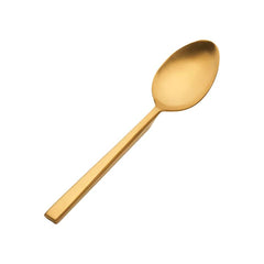 Hover Matte Gold 18/10 Stainless Steel Serving Spoon