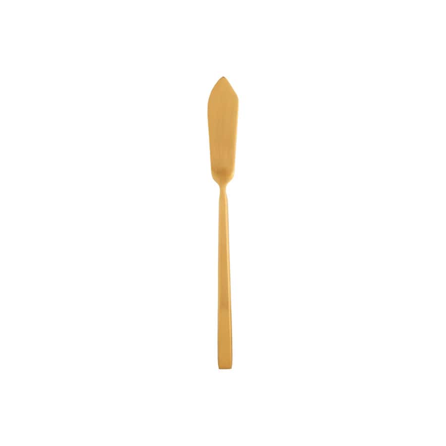 Hover Matte Gold 18/10 Stainless Steel Butter Spreader