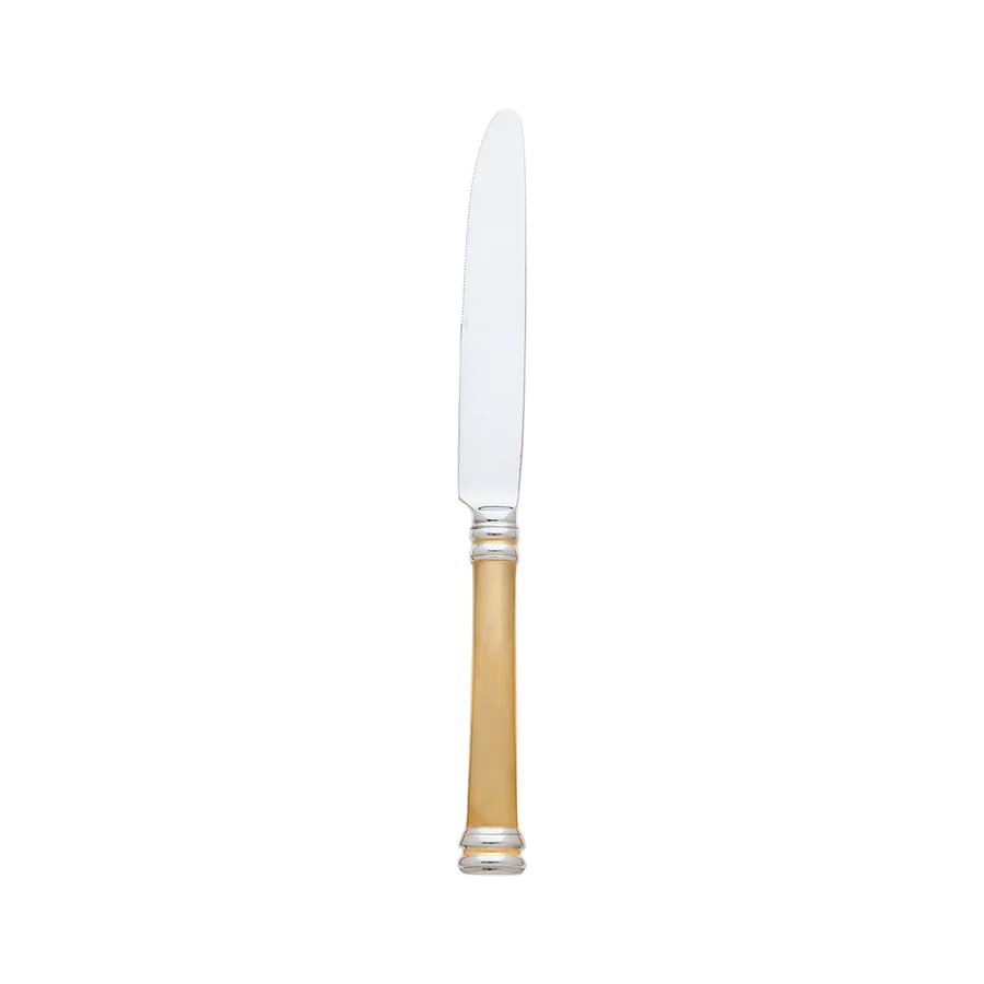 Royal Bramasole Mirrored Accented Gold 18/10 Stainless Steel Dinner Knife