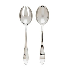 Contorno Mirrored 18/10 Stainless Steel 2 Piece Salad Serving Set