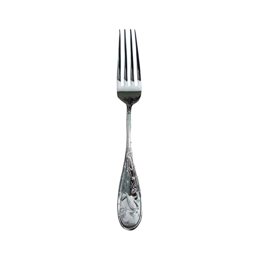 Japanese Bird Mirrored 18/10 Stainless Steel Dinner Fork