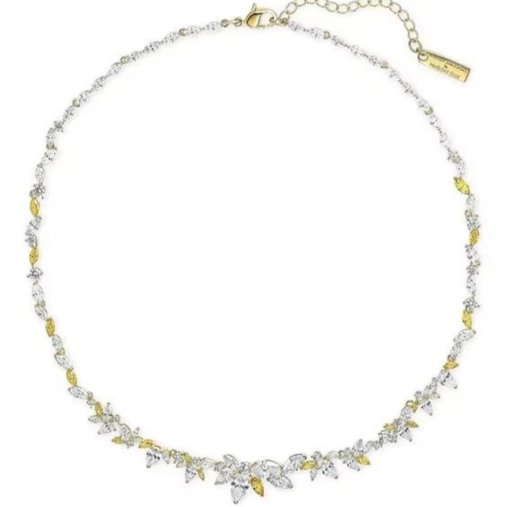 Crystal Botanical All Around Necklace Gold - LAST IN STOCK