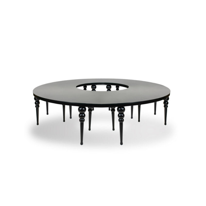 Serpentine Table - Black RENTAL