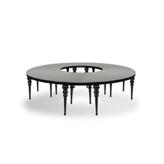Serpentine Table - Black RENTAL