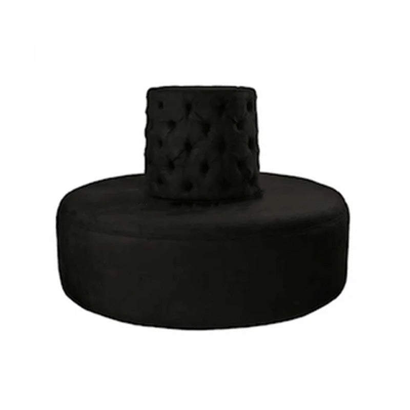 Skyler Round Sofa - Black RENTAL