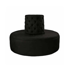 Skyler Round Sofa - Black RENTAL