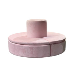 Skyler Round Sofa - Pink RENTAL