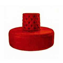 Skyler Round Sofa - Red RENTAL
