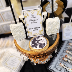 Elegant Wedding After-Party Dessert Table for an Entiment Setting
