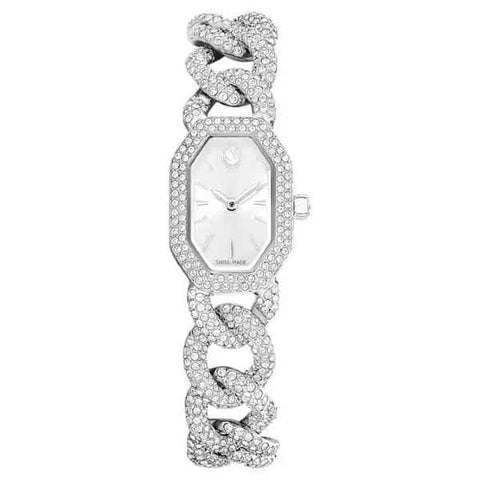 Dextera Chain Watch Silver Tone