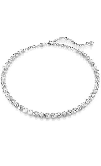 Imber All Around Tennis Necklace White