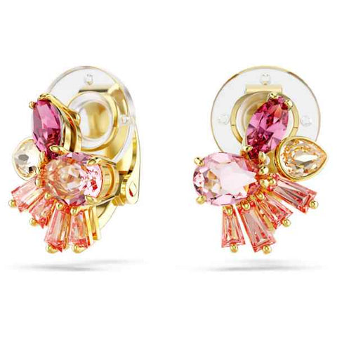 Gema Clip Earrings Pink/Gold