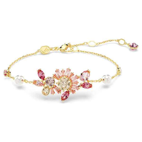 Gema Bracelet Flower Pink/Gold