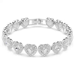 Swarovski Ariana Grande Capsule Heart Tennis Bracelet White